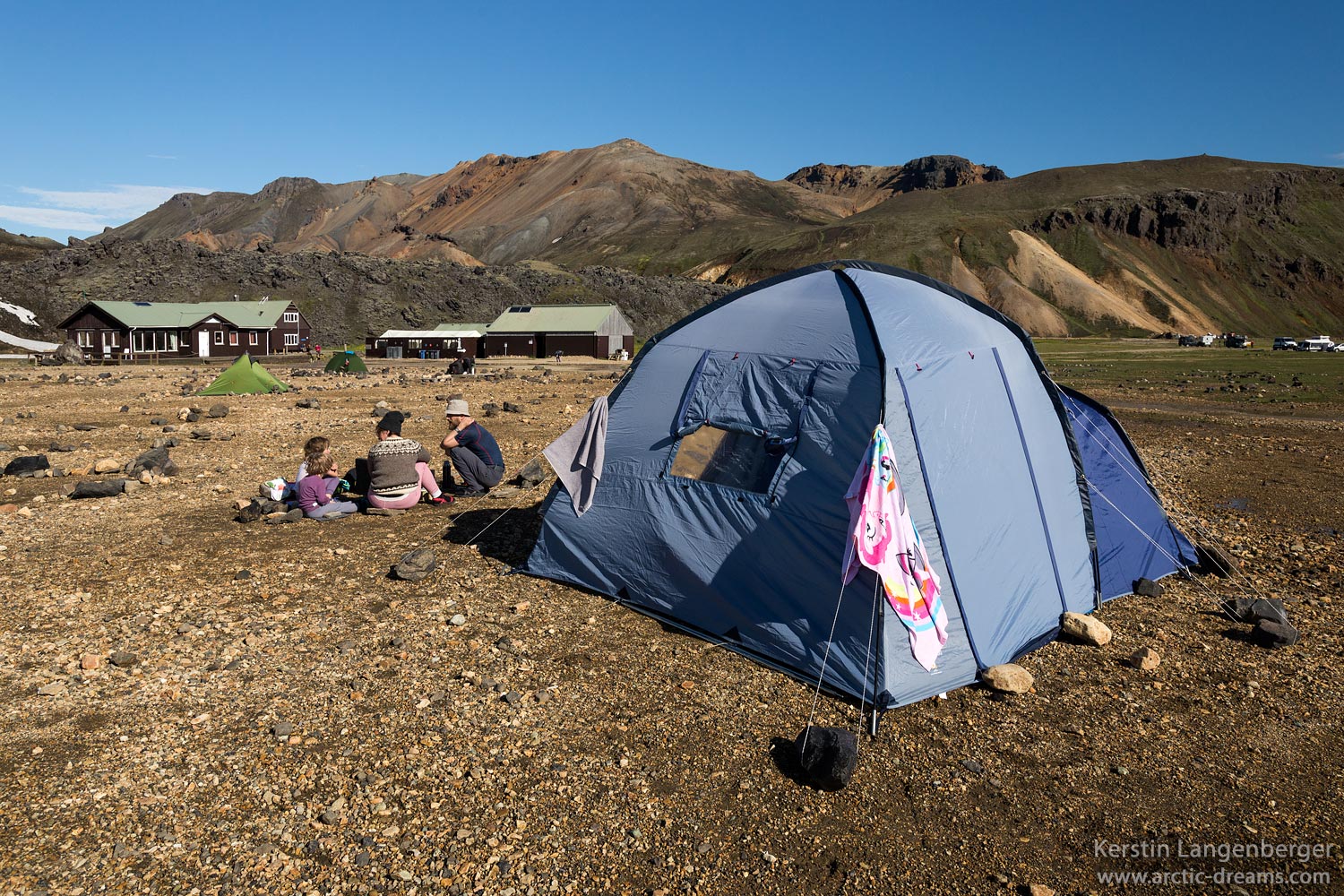 Camping in Landmannalaugar