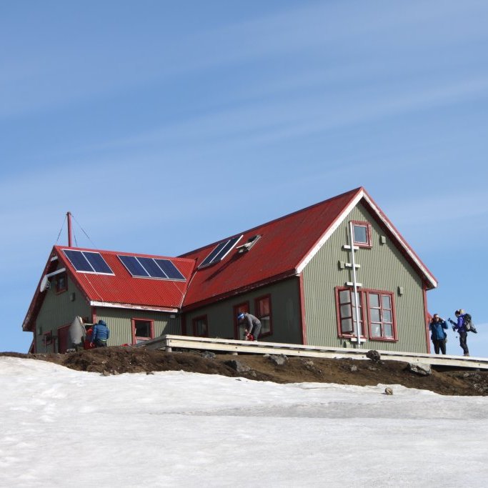 Hrafntinnusker hut - Höskuldsskáli