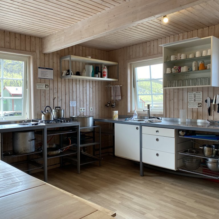 Álftavatn kitchen, big hut