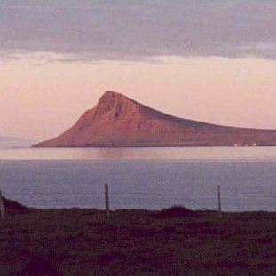 Reykjaneskyrna seen from Norðurfjörður