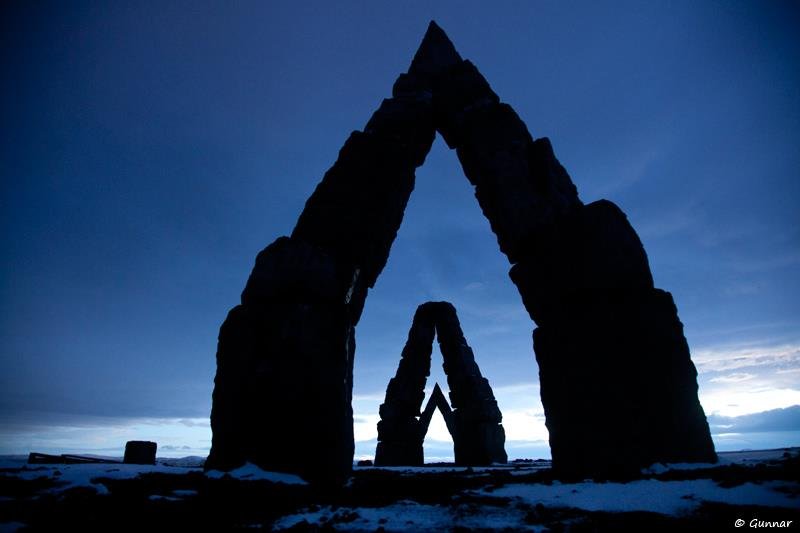 Heimskautsgerðið á Melrakkasléttu.