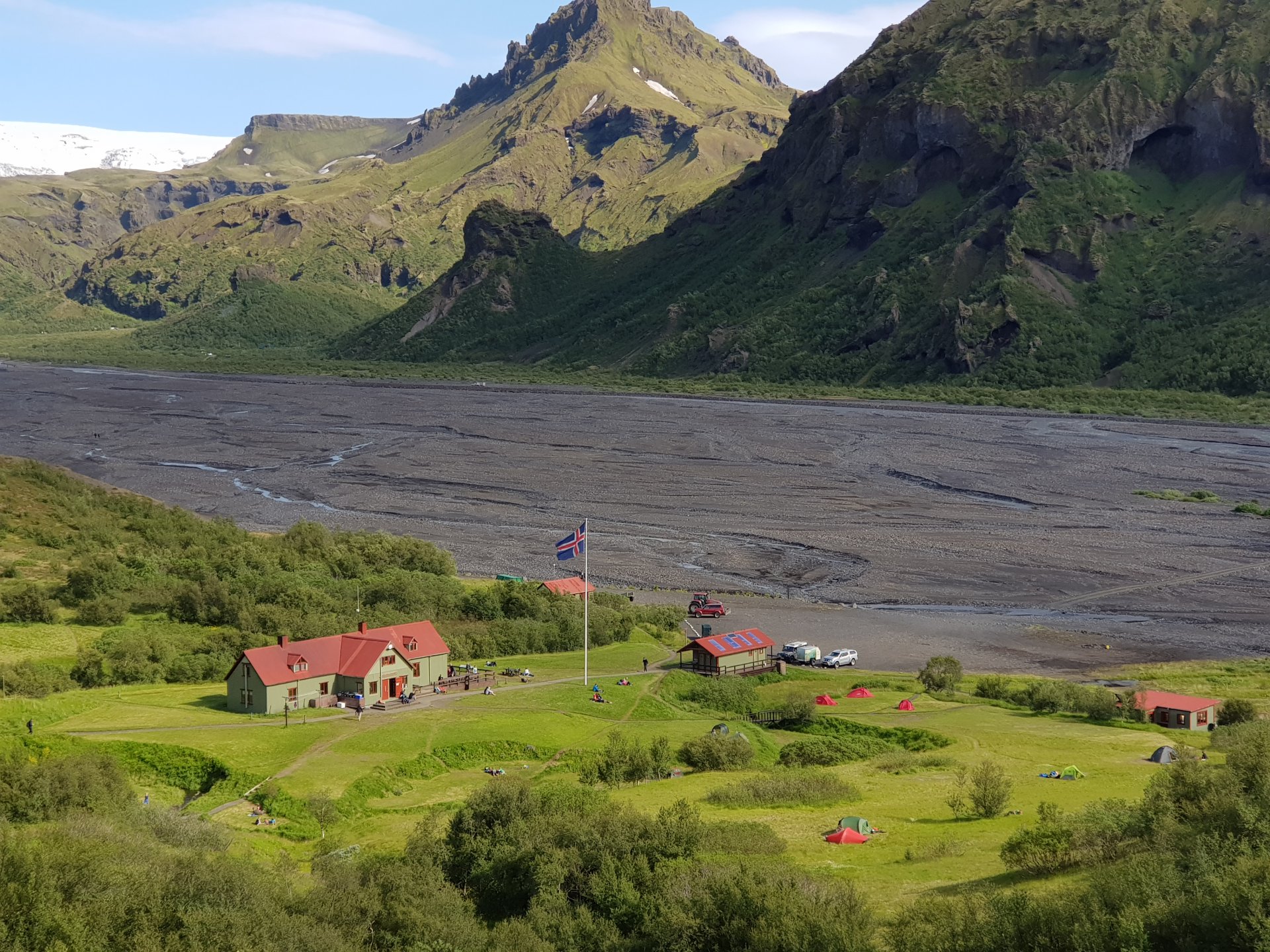 Skagfjörðsskáli FÍ í Langadal á Þórsmörk 