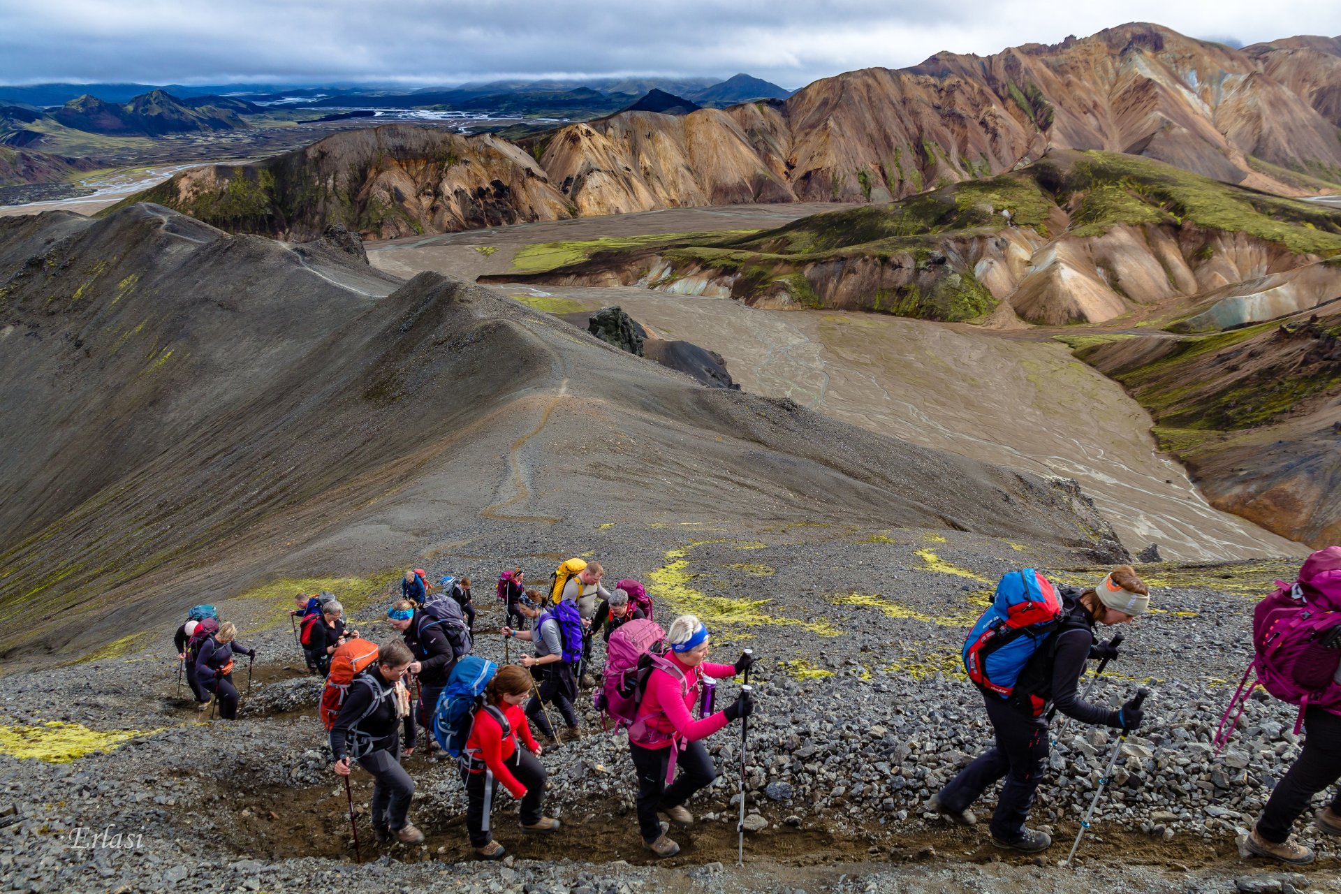 Ég fer á fjöll.  Ljósmynd Þuríður Erla. 