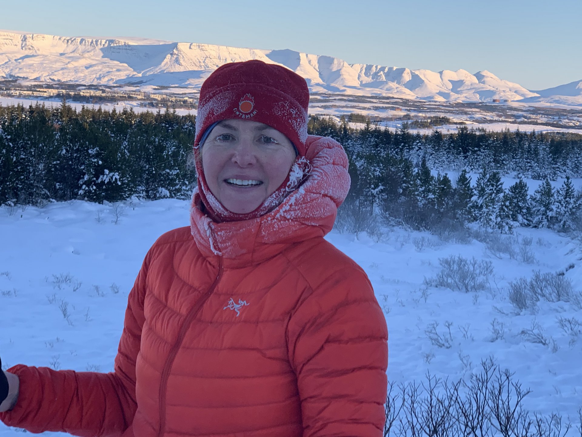 „Ég fer mikið í Heiðmörk og Bláfjöll á gönguskíði en hlaupa- og göngutúra tek ég gjarnan um Elliðaárdal, Fossvogsdalinn, og Kópavogsdalinn,“ segir Anna Dóra.