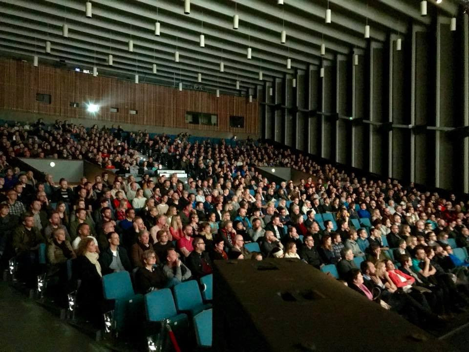 Húsfyllir var í Háskólabíói