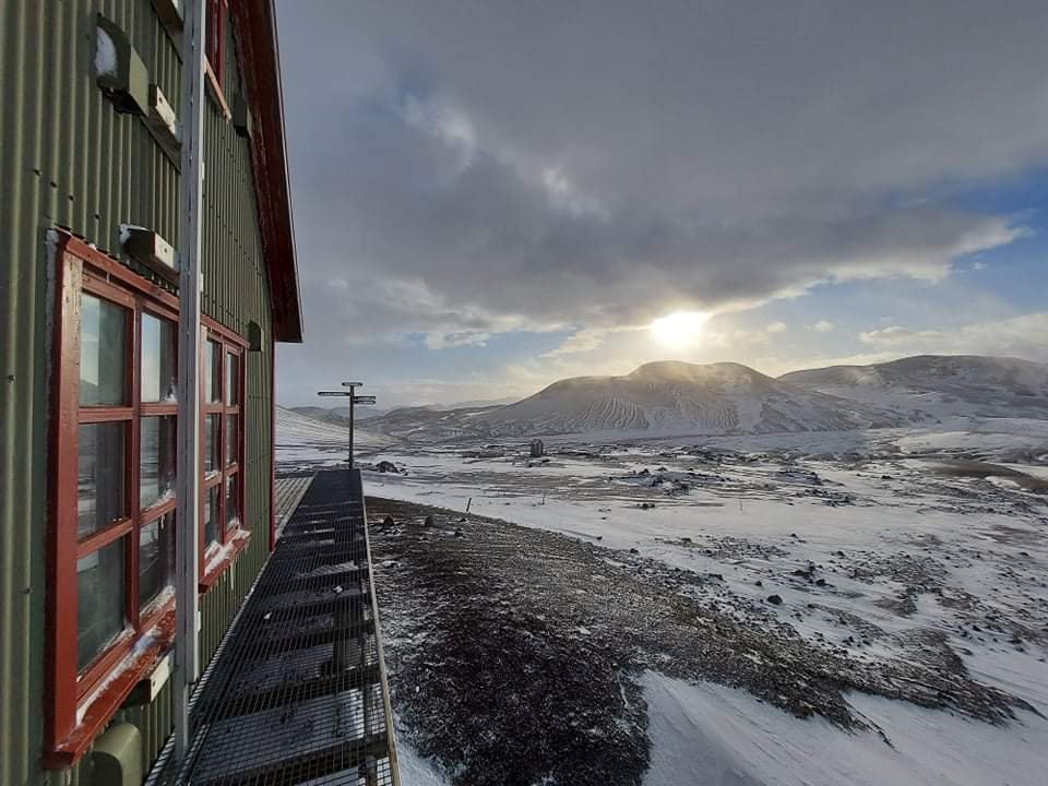 Hrafntinnusker í gærmorgun, ljósmynd: Halldór H. Halldórsson