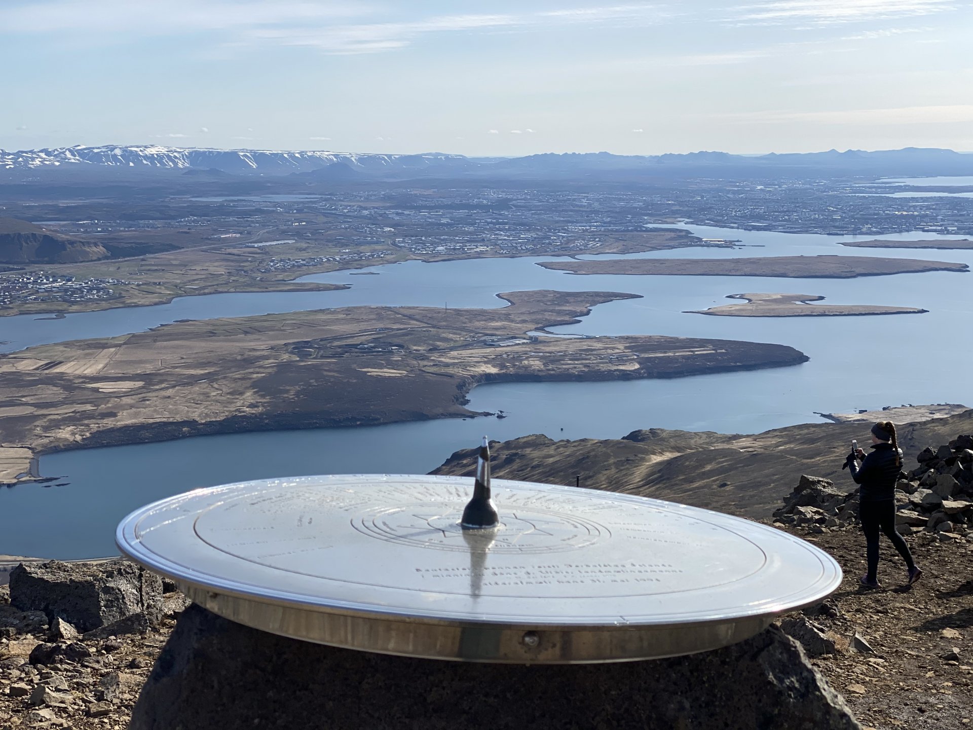 Hringsjá á Þverfellshorni.