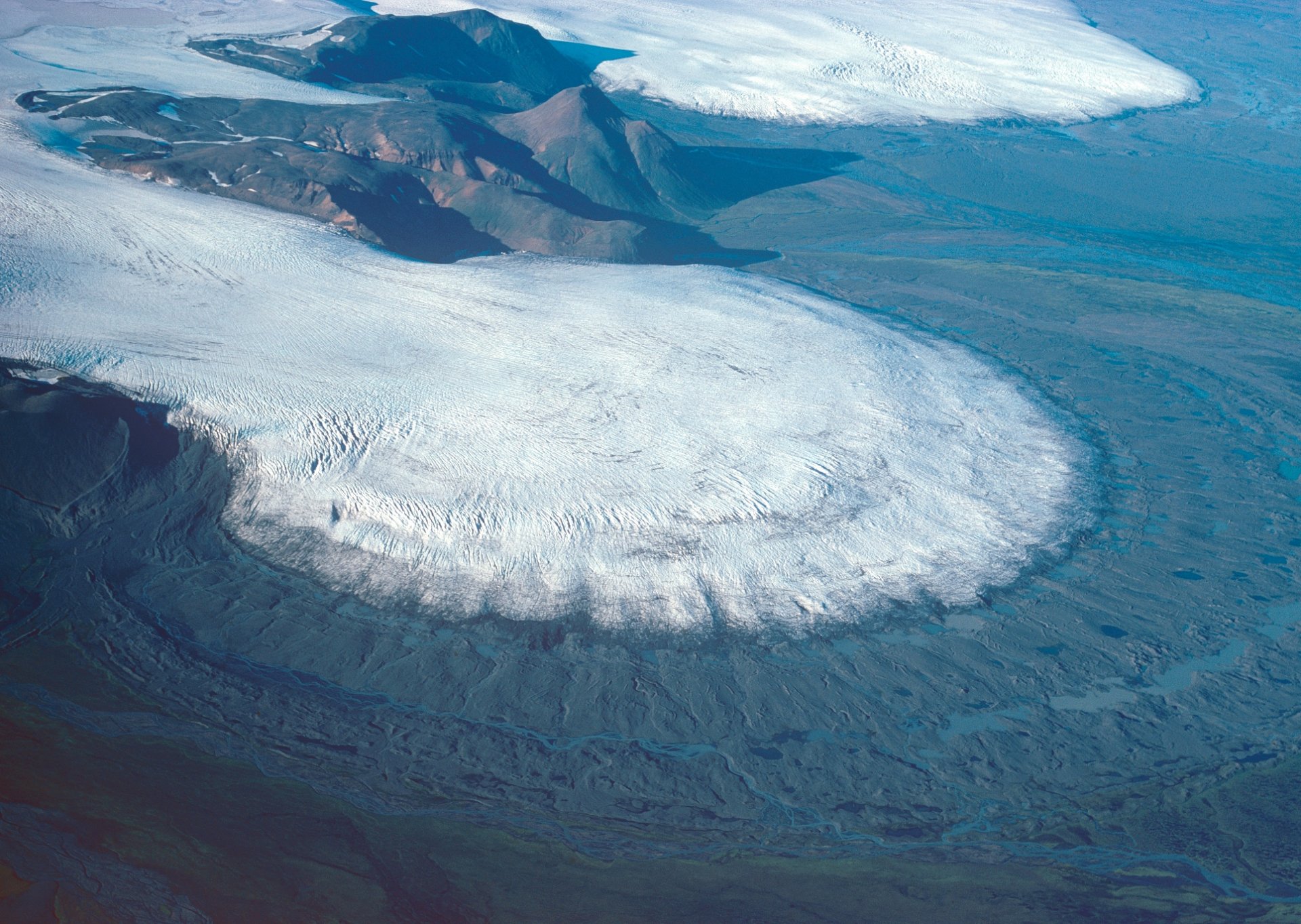 Múlajökull í Hofsjökli.
Mynd: Björn Rúriksson.